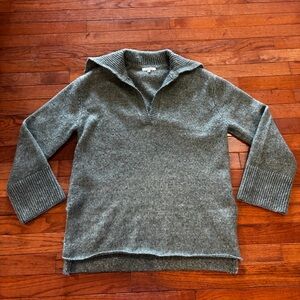 Z Supply Heathered Green Cozy Knit Pullover